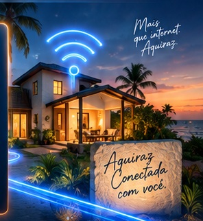 Casa conectada pela AquirazNet